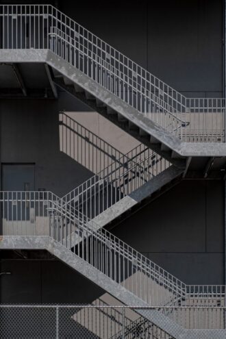 outdoor steel stairs example